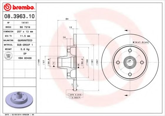 BRECO BS7219 Тормозные диски BRECO 