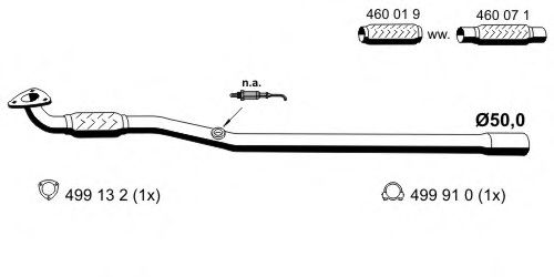 ERNST 053419 Труба выхлопного газа 