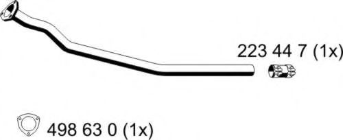 ERNST 243445 Труба выхлопного газа ERNST 243445 Труба выхлопного газа