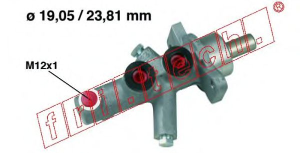 fri.tech. PF633 Главный тормозной цилиндр для MERCEDES-BENZ SLK
