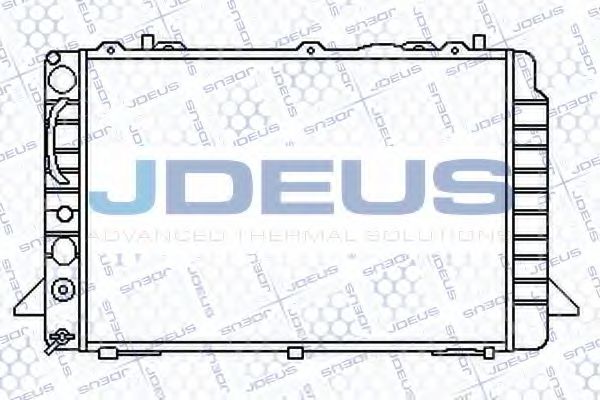 JDEUS 001M08 Радиатор охлаждения двигателя JDEUS для AUDI