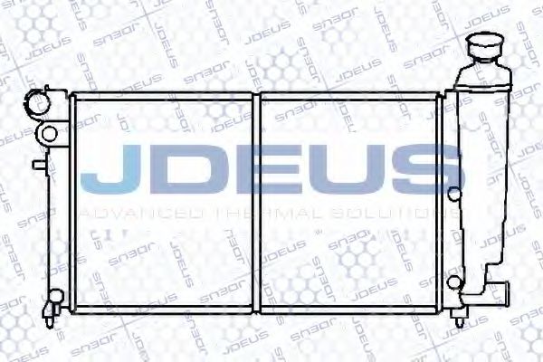 JDEUS 007E32 Радиатор охлаждения двигателя JDEUS для PEUGEOT