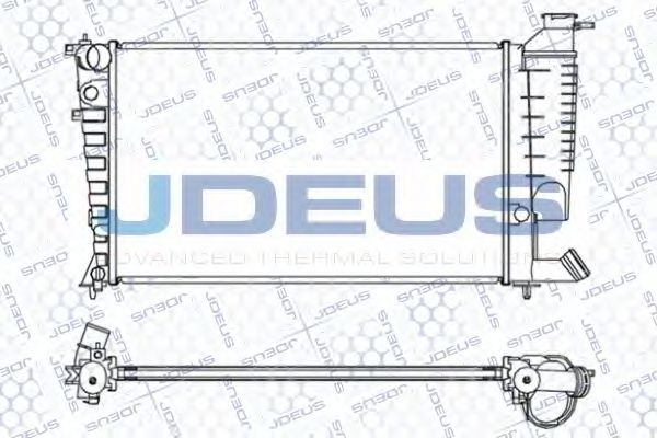 JDEUS 007M41 Радиатор охлаждения двигателя JDEUS для CITROËN XSARA