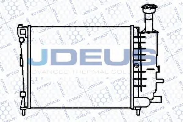 JDEUS 007V07 Радиатор охлаждения двигателя JDEUS 