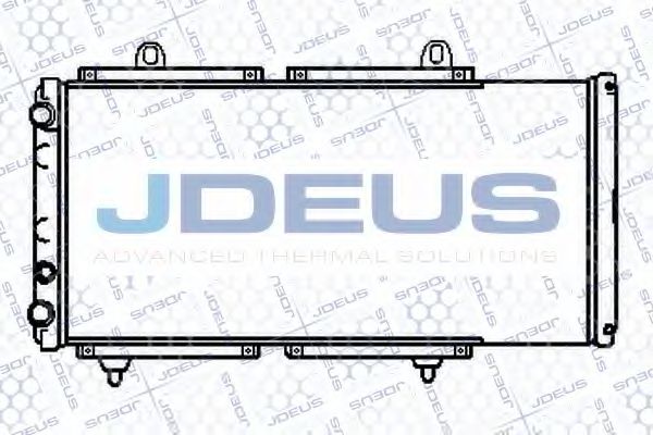 JDEUS 011V28 Радиатор охлаждения двигателя JDEUS для PEUGEOT