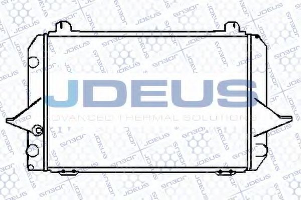 JDEUS 012V03 Радиатор охлаждения двигателя JDEUS 
