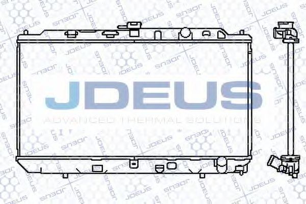 JDEUS 013N11 Радиатор охлаждения двигателя JDEUS 