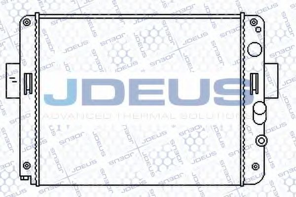 JDEUS 014V05 Радиатор охлаждения двигателя JDEUS для IVECO