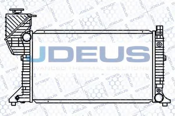 JDEUS 017B21 Радиатор охлаждения двигателя JDEUS для MERCEDES-BENZ