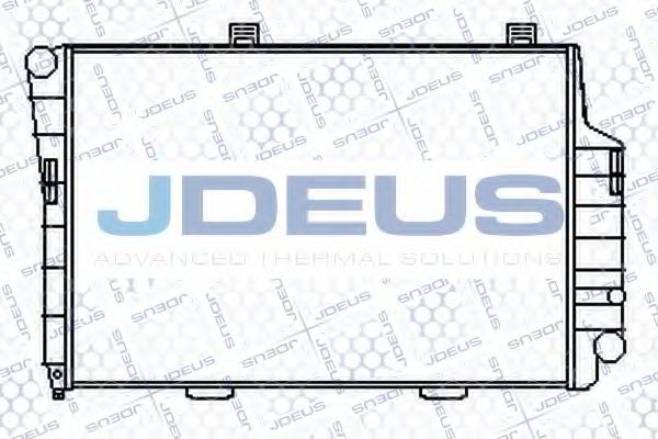 JDEUS 017M32 Радиатор охлаждения двигателя JDEUS для MERCEDES-BENZ