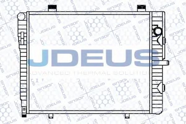JDEUS 017M33 Радиатор охлаждения двигателя JDEUS 