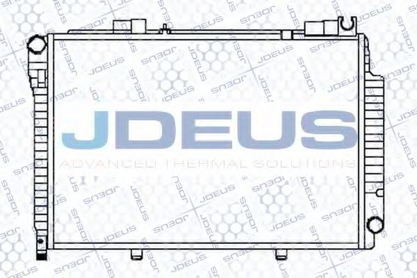 JDEUS 017M36 Радиатор охлаждения двигателя JDEUS для MERCEDES-BENZ