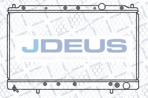 JDEUS 018M25 Радиатор охлаждения двигателя JDEUS для MITSUBISHI