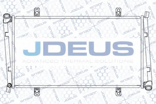 JDEUS 018M37 Радиатор охлаждения двигателя JDEUS для MITSUBISHI