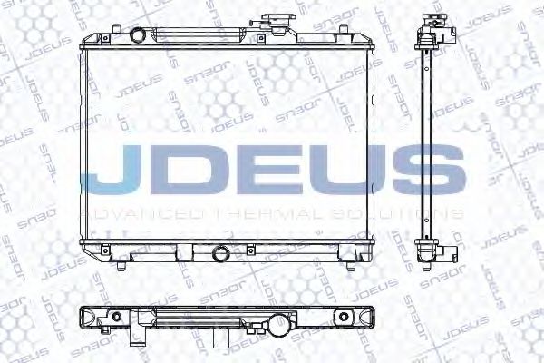 JDEUS RA0420021 Радиатор охлаждения двигателя JDEUS для SUZUKI