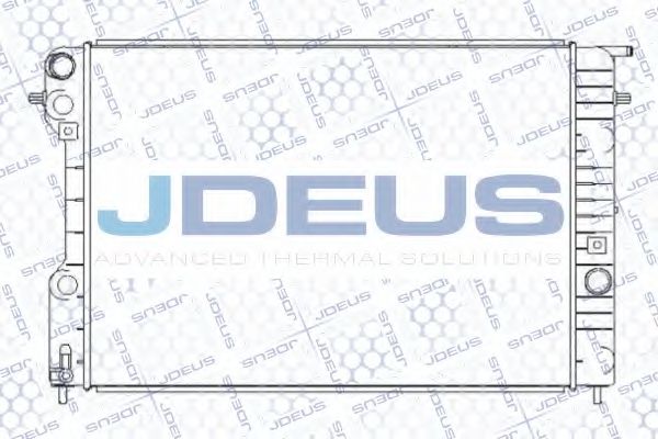 JDEUS 020M35 Радиатор охлаждения двигателя JDEUS для OPEL