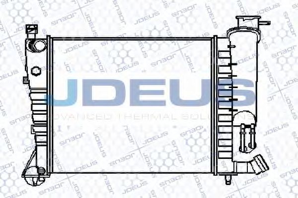 JDEUS 021B21 Радиатор охлаждения двигателя JDEUS 