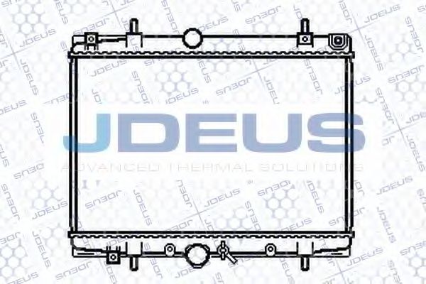 JDEUS 021M43 Радиатор охлаждения двигателя JDEUS для PEUGEOT