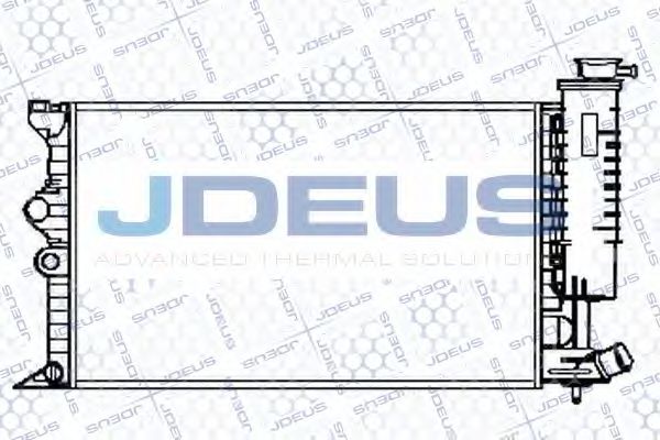 JDEUS 021M44 Радиатор охлаждения двигателя JDEUS для PEUGEOT
