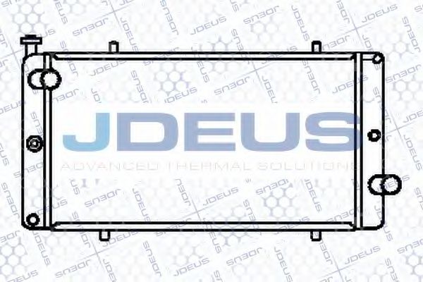 JDEUS 021V13 Радиатор охлаждения двигателя JDEUS для PEUGEOT