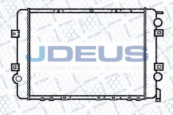 JDEUS 023M79 Радиатор охлаждения двигателя JDEUS для RENAULT TRUCKS
