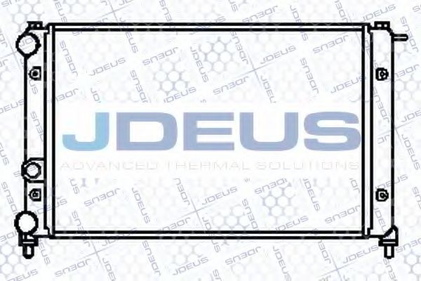 JDEUS 025B02 Радиатор охлаждения двигателя JDEUS для SEAT