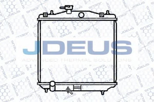 JDEUS 026M01 Радиатор охлаждения двигателя для SUBARU