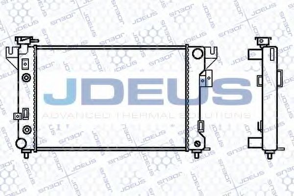 JDEUS 053M05 Радиатор охлаждения двигателя для CHRYSLER
