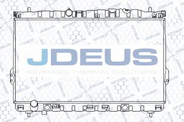JDEUS 054M23 Радиатор охлаждения двигателя JDEUS для HYUNDAI