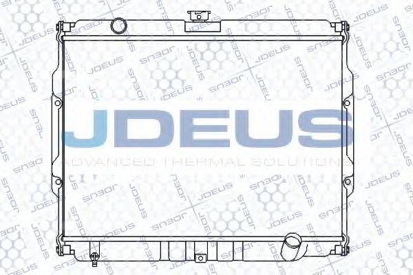 JDEUS 066M01 Радиатор охлаждения двигателя JDEUS для HYUNDAI
