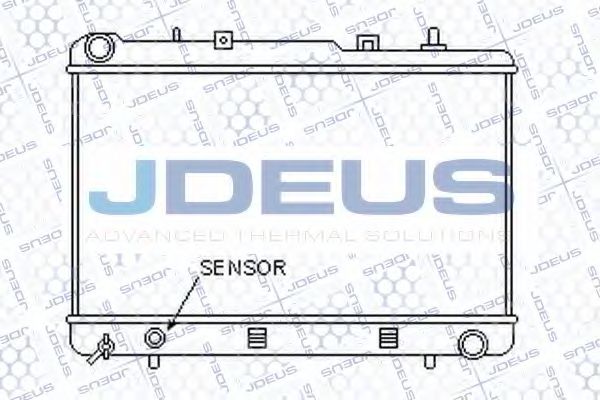 JDEUS 068M01 Радиатор охлаждения двигателя JDEUS для SSANGYONG