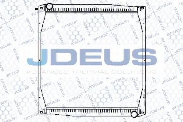 JDEUS 141M04 Радиатор охлаждения двигателя JDEUS для RENAULT TRUCKS