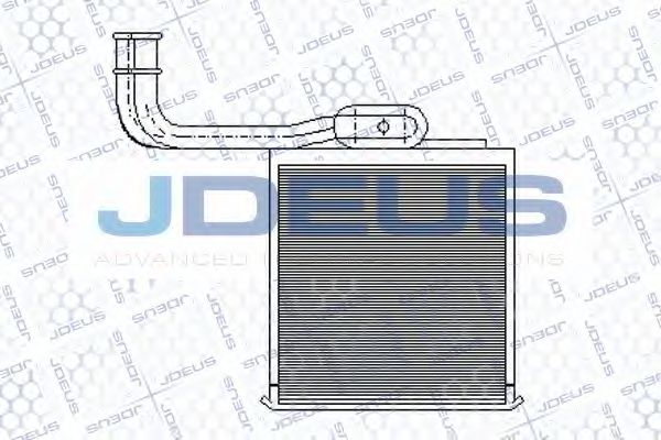 JDEUS 242M01 Радиатор печки для SUZUKI
