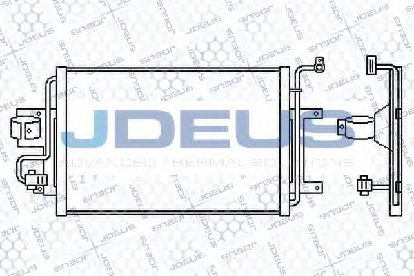 JDEUS 701M06 Радиатор кондиционера JDEUS 