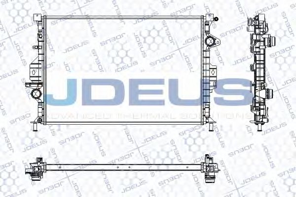JDEUS RA0310560 Радиатор охлаждения двигателя JDEUS для LAND ROVER