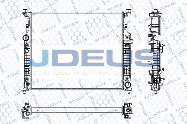 JDEUS RA0170940 Радиатор охлаждения двигателя для MERCEDES-BENZ GL-CLASS