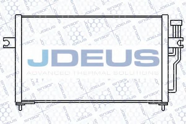 JDEUS 731M02 Радиатор кондиционера JDEUS для VOLVO 940