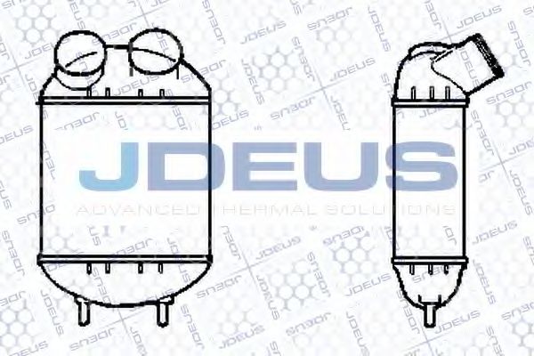 JDEUS 823V31 Интеркулер для RENAULT