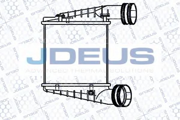 JDEUS 830M16 Интеркулер для SKODA