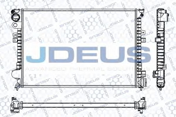 JDEUS RA0070250 Радиатор охлаждения двигателя JDEUS для PEUGEOT EXPERT