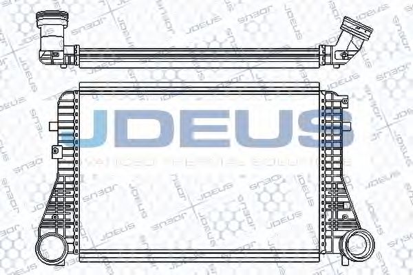 JDEUS 830M06 Интеркулер для SKODA