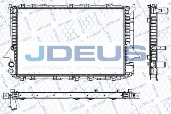 JDEUS RA0010130 Радиатор охлаждения двигателя JDEUS для AUDI