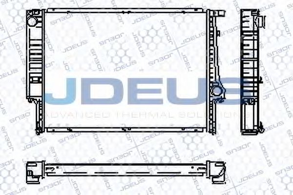 JDEUS RA0050100 Радиатор охлаждения двигателя JDEUS для BMW