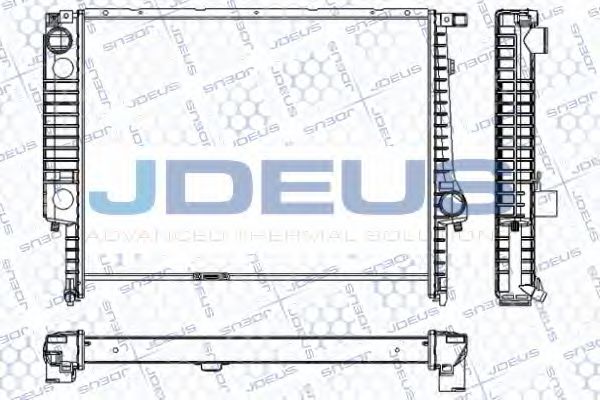 JDEUS RA0050160 Радиатор охлаждения двигателя JDEUS для BMW
