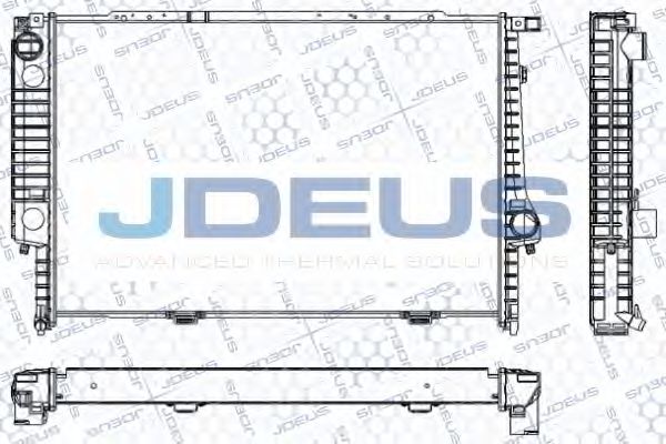 JDEUS RA0050180 Радиатор охлаждения двигателя JDEUS для BMW