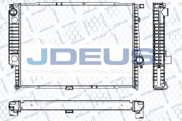 JDEUS RA0050430 Радиатор охлаждения двигателя JDEUS для BMW