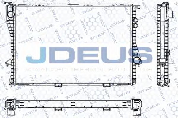 JDEUS RA0050520 Радиатор охлаждения двигателя JDEUS для BMW