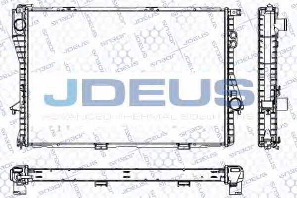 JDEUS RA0050530 Радиатор охлаждения двигателя JDEUS для BMW