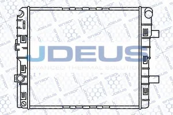 JDEUS 117M49 Радиатор охлаждения двигателя для MERCEDES-BENZ ATEGO