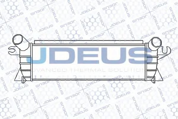 JDEUS 823M48 Интеркулер для RENAULT KANGOO